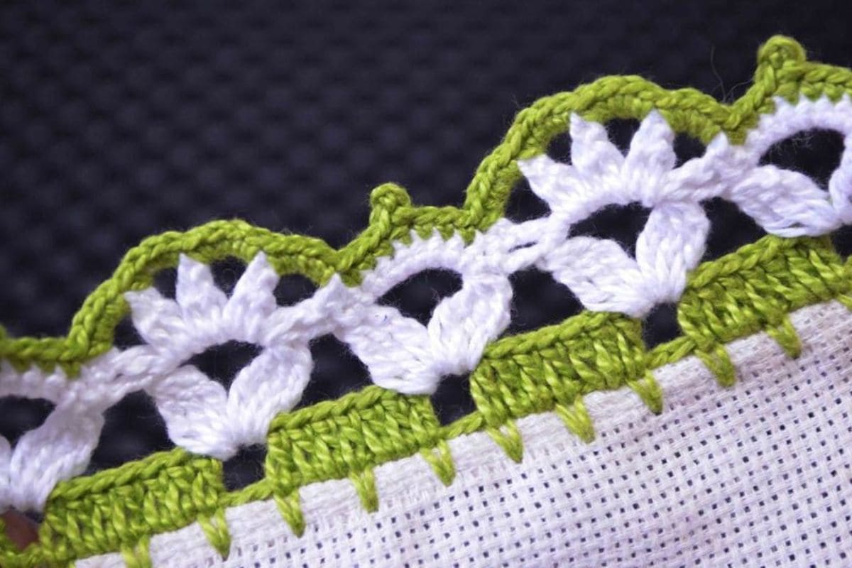 Inspirações com Pontos Vazados e Rendados - inspiração 1