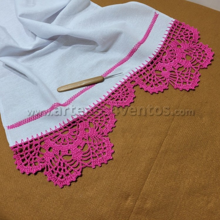 Bicos Retilíneos para Bordas Simples e Eficientes - inspiração 2