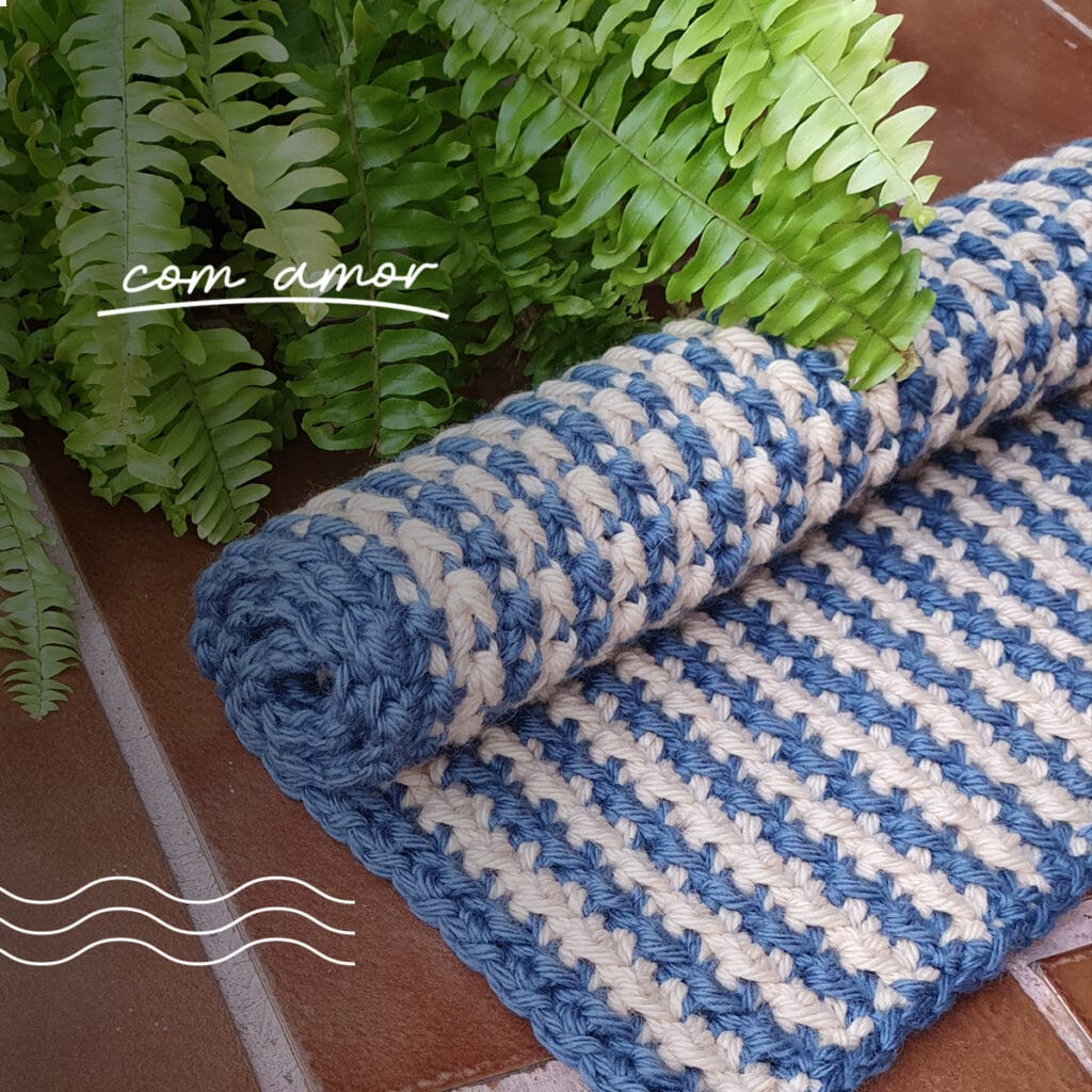 Tapetes de Crochê para Sala: Elegância e Aconchego que Abraçam Seus Pés - inspiração 2