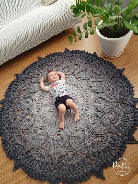 Um Toque Especial no Banheiro com Tapetes de Crochê: Conforto e Estilo na Medida Certa - inspiração 1