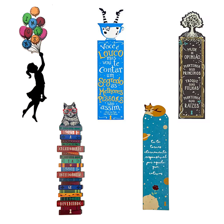 Marcadores com Elementos Naturais e Secos - inspiração 1