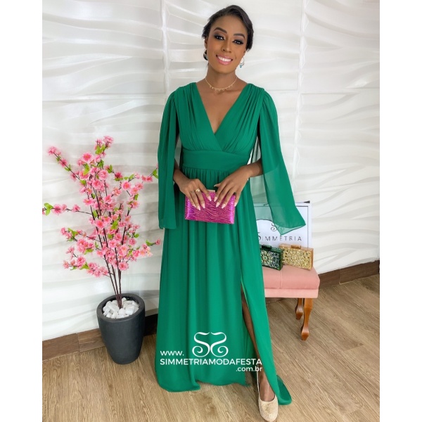 O Toque de Pérolas: Elegância Atemporal para o Verde Esmeralda - inspiração 2