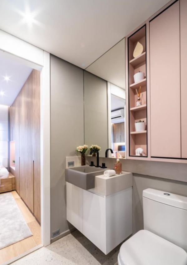 Portas de Correr ou Sanfonadas: A Otimização do Espaço de Circulação - inspiração 1