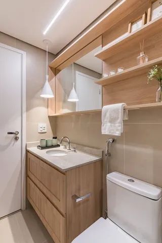 Cores Claras e Acabamentos Lisos: Ampliando a Sensação de Espaço - inspiração 1