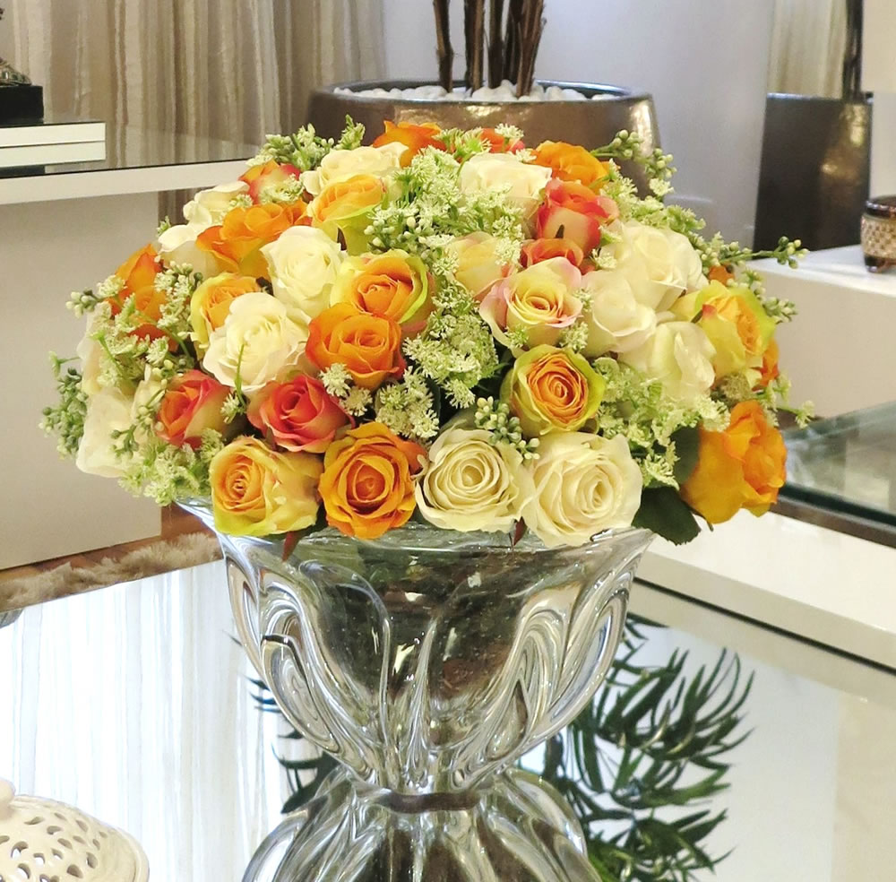 Dicas de decoração: como integrar arranjos artificiais ao seu estilo - inspiração 2