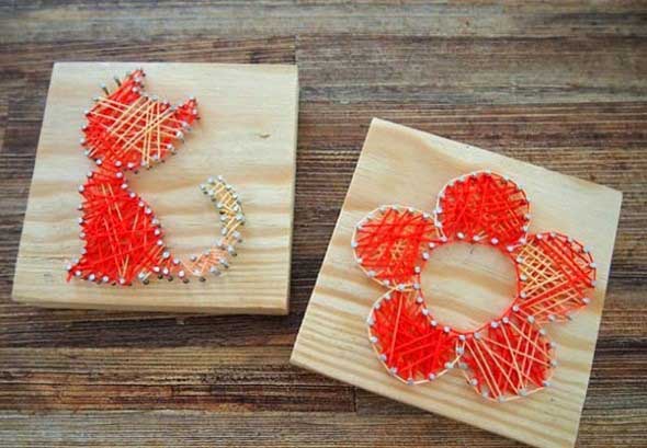 Decoração Afetiva: Almofadas e Mantas com Barbante - inspiração 2