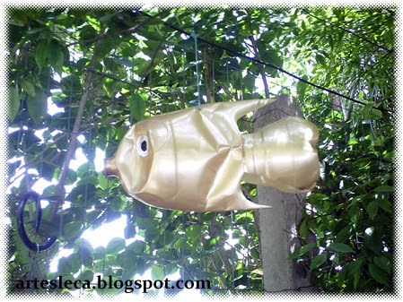 Montando o Corpo: Estrutura e Formato do Peixe de PET - inspiração 2