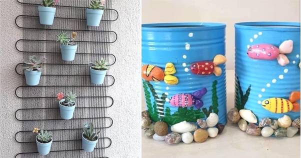 Decore sua Casa com Quadros Feitos de Papelão e Rolos de Papel Higiênico - inspiração 2