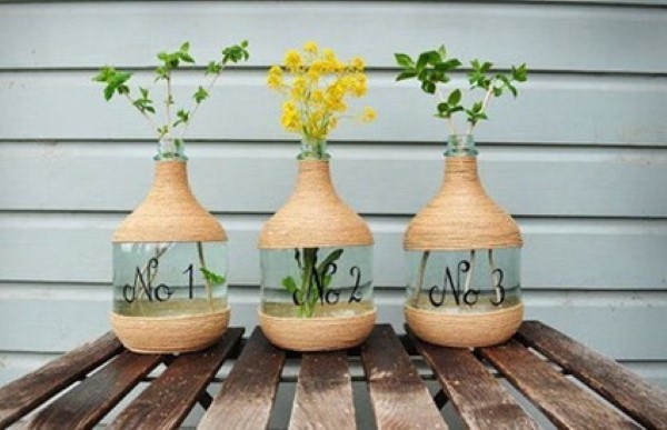 Organizador de Mesa com Latas de Alumínio Decoradas - inspiração 1