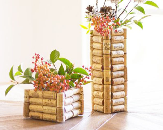 Crie um Jardim Vertical Charmoso com Rolhas - inspiração 2