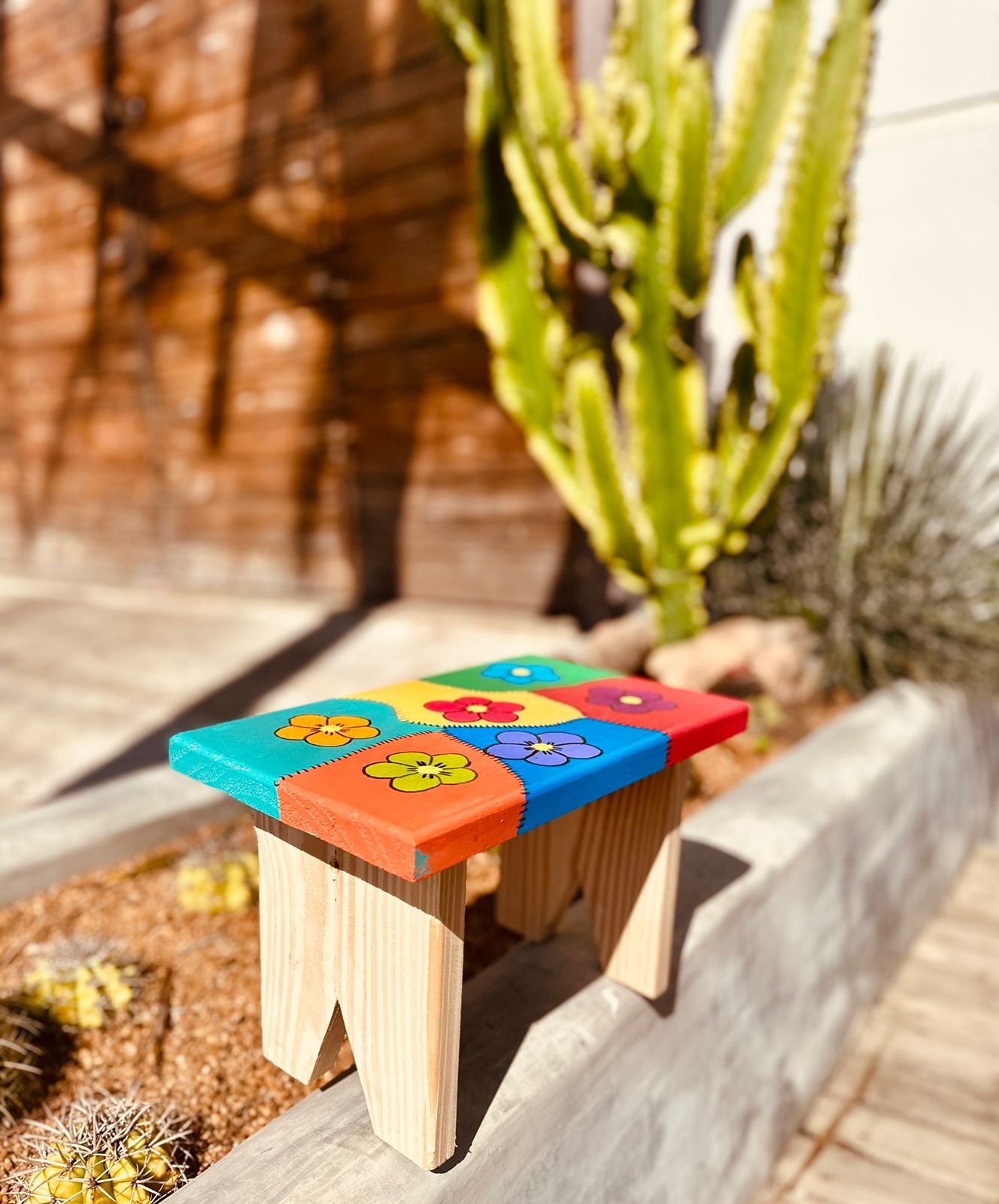 Pintura Geométrica: Modernize com Cores e Formas - inspiração 1