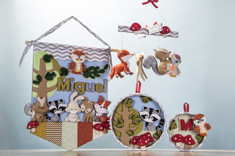 Ideias Criativas para Seus Primeiros Projetos em Feltro - inspiração 1