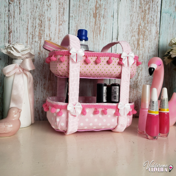 Organizadores versáteis com caixas de papelão revestidas - inspiração 1