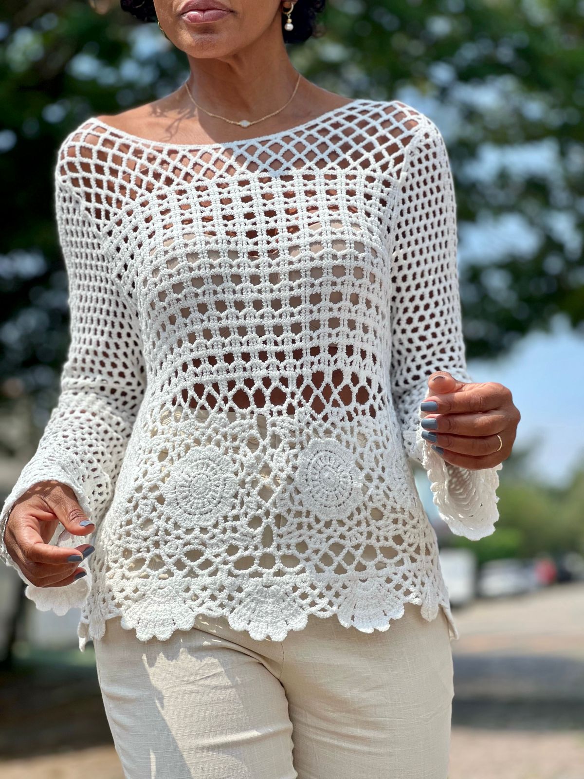 Elegância em Crochê: Ocasiões Especiais Ganham Um Novo Brilho - inspiração 2