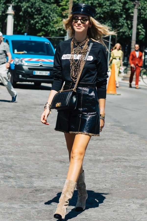 Transversal Pequena: Detalhe de Estilo em Looks Básicos - inspiração 1