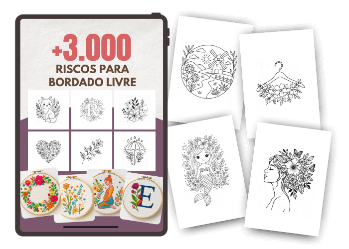 Acessórios Bordados: Bolsas, Chapéus e Mais - inspiração 1