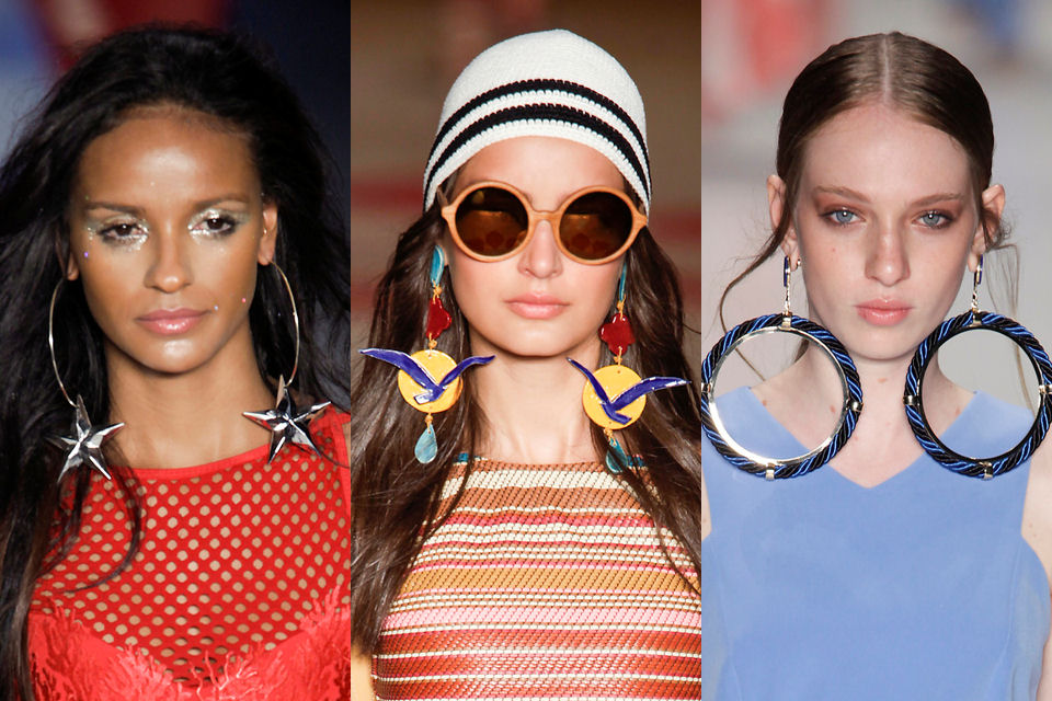 O Charme dos Brincos Grandes com Pedrarias e Cristais - inspiração 2