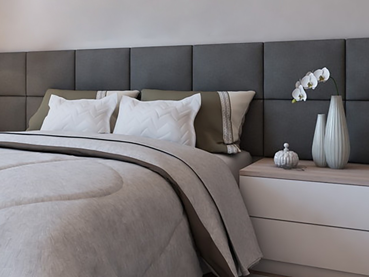 Cabeceiras de Palha ou Rattan: Leveza e Textura Natural - inspiração 2