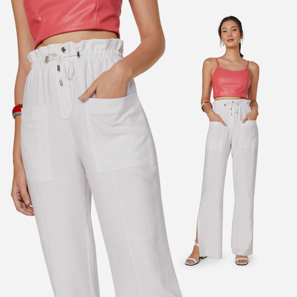 Para um Jantar Especial: Elevando a Calça Branca com Acessórios - inspiração 2