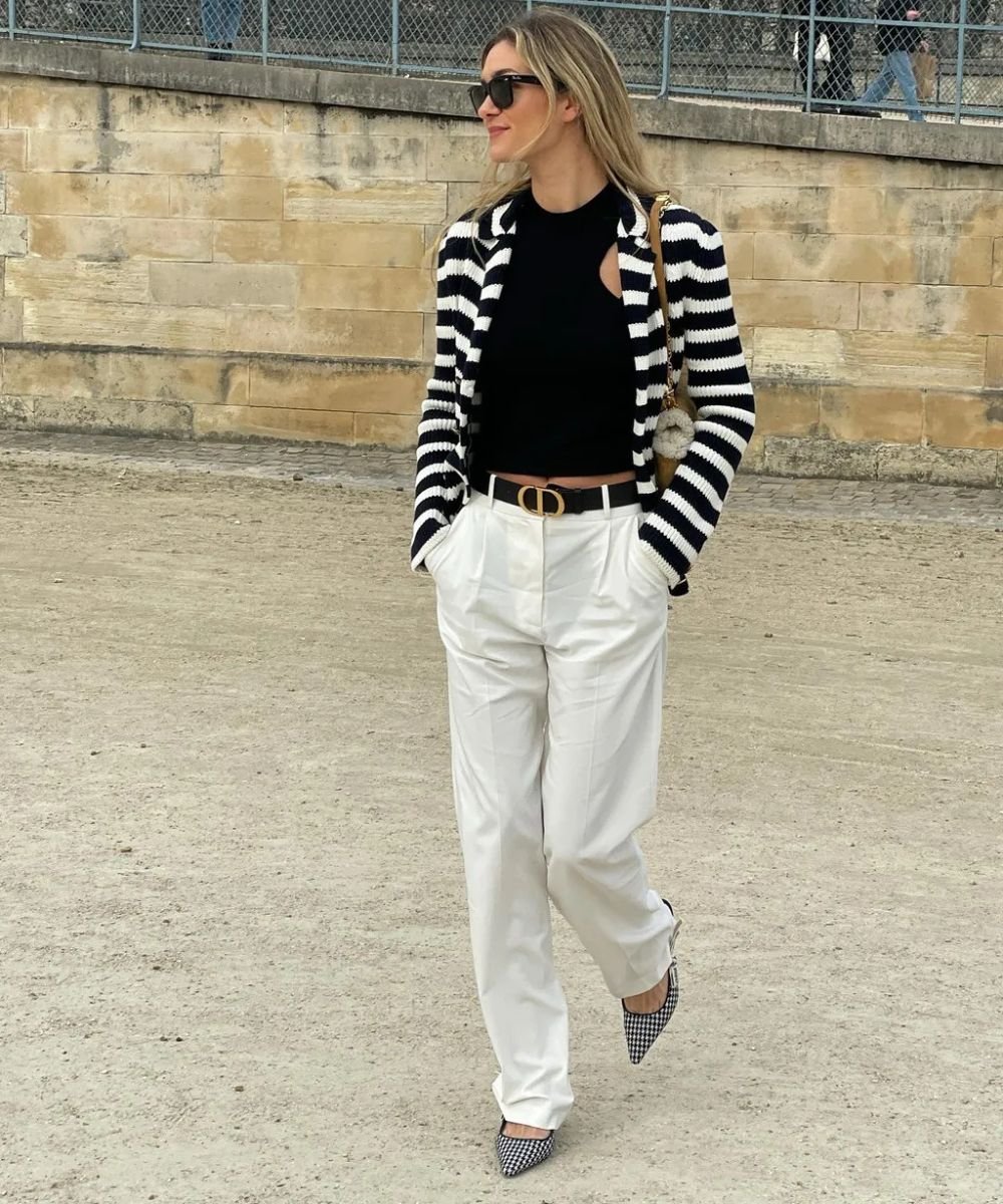 O Poder do Jeans Branco: Versatilidade e Tendência - inspiração 2