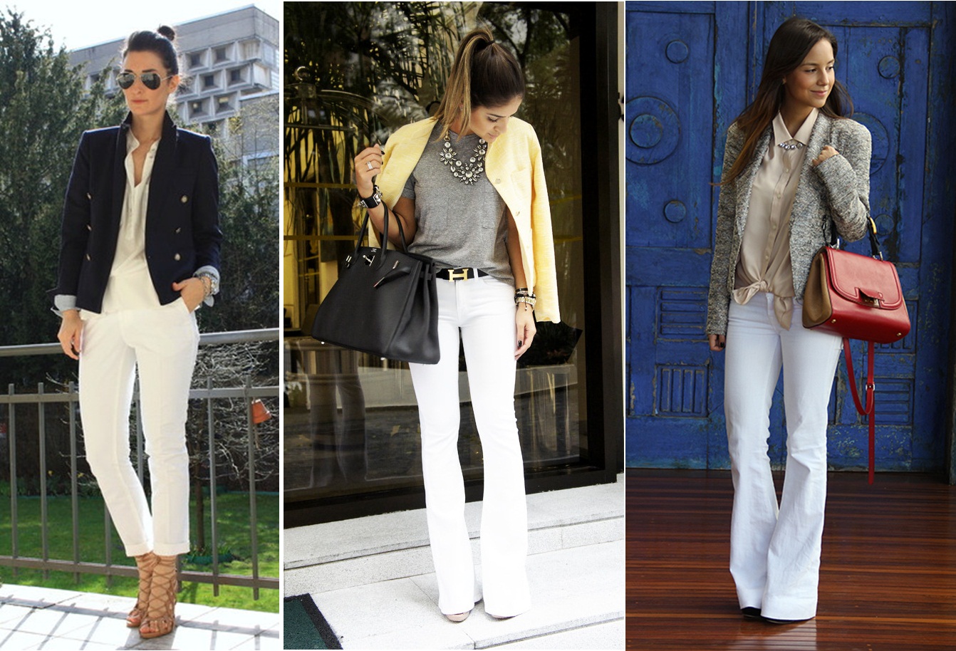 Misturando Estilos: Calça Branca com Estampas Ousadas - inspiração 1