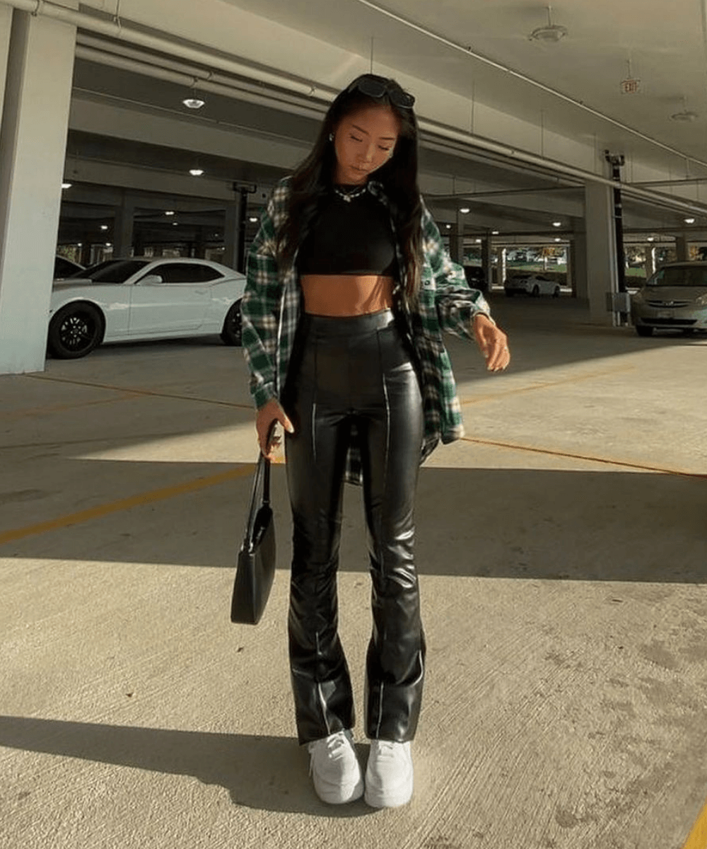 Botas e Calça de Couro: A Dupla Imbatível para Estilos Marcantes - inspiração 2