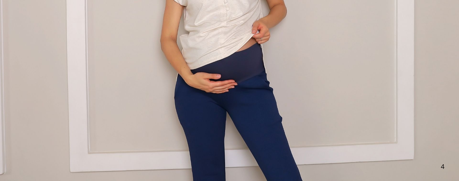 Pantalonas e Pantacourts de Gestante: Elegância Fluida para Todas as Ocasiões - inspiração 1