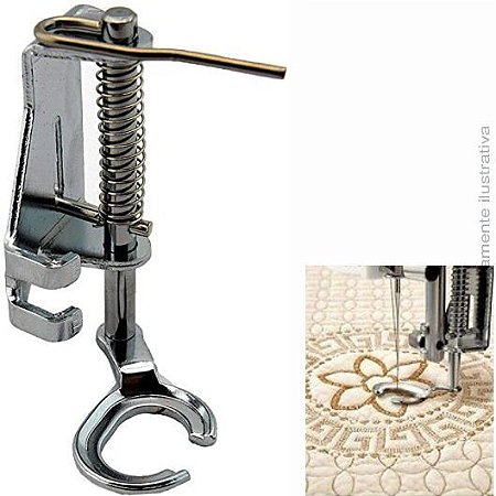 Tipos de pontos para quilting livre: Explore a variedade - inspiração 1