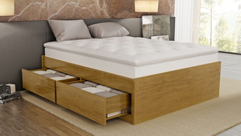 Opções com baú: otimizando o espaço de armazenamento - inspiração 2