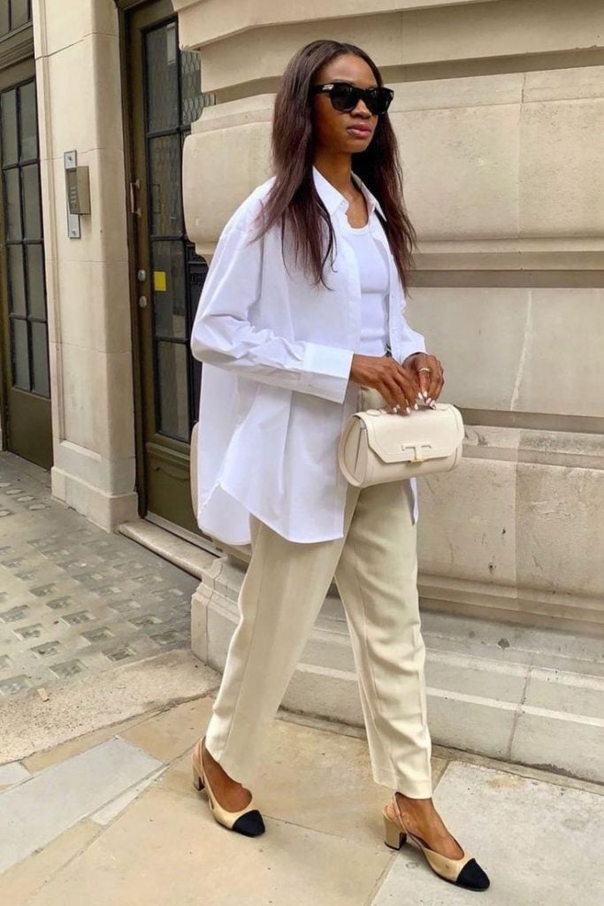 Camisa Branca com Calça Jeans: O Clássico Reinventado para o Dia a Dia - inspiração 1