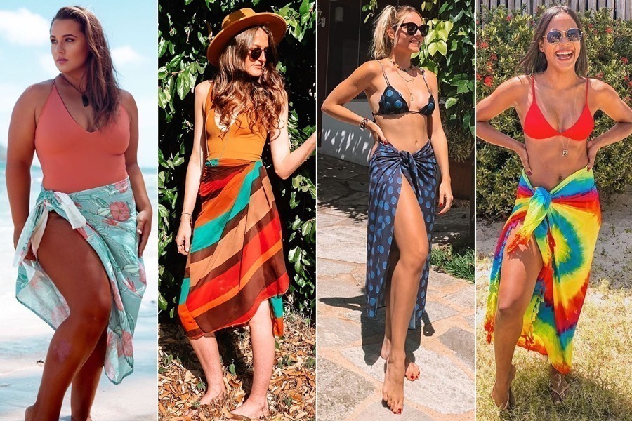 A Canga como Vestido Curto Charmoso: Perfeito para a Beira-Mar - inspiração 1