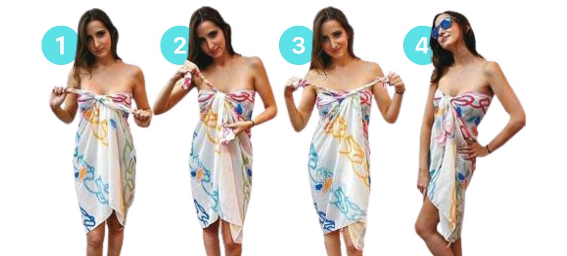 A Canga como Vestido Curto Charmoso: Perfeito para a Beira-Mar - inspiração 2