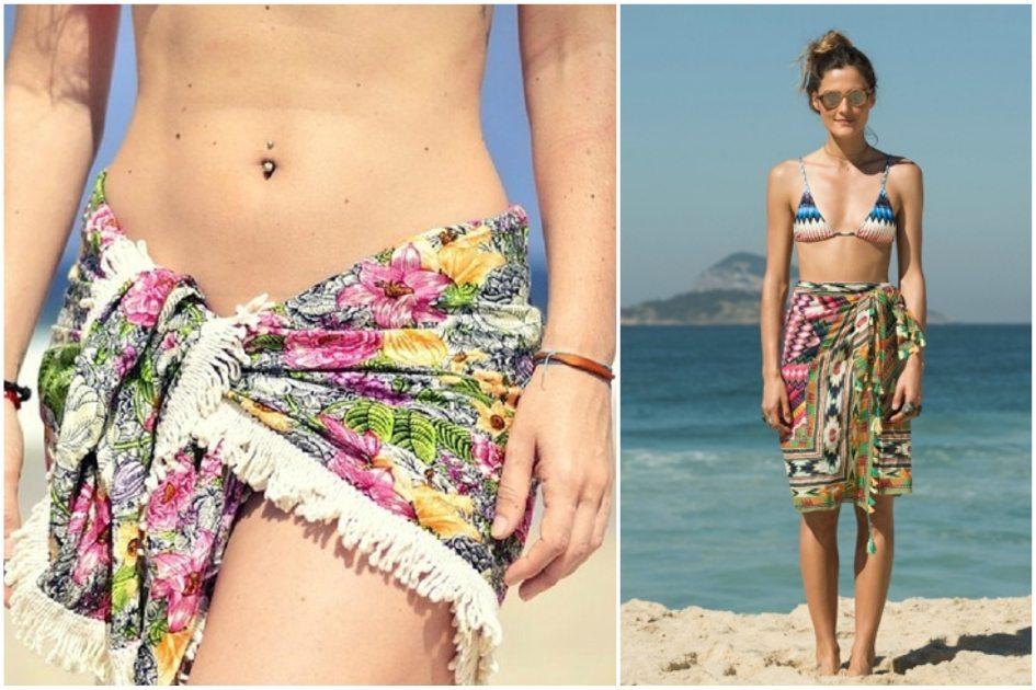 Moda Praia com Canga: O Look Boho Chic - inspiração 1