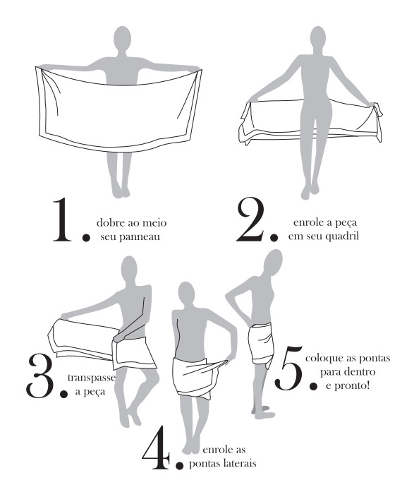 Canga como Saída de Praia Sofisticada: Um Toque de Glamour - inspiração 1