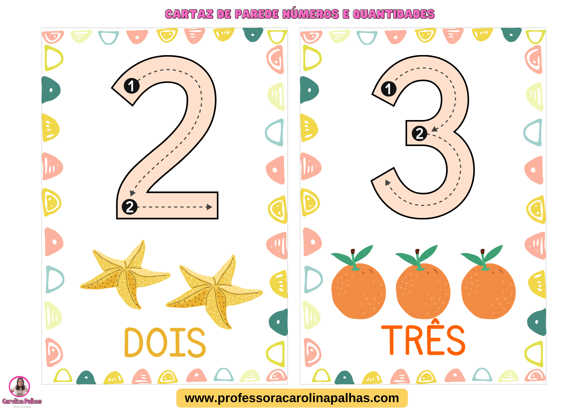 Cartazes Interativos para Contagem Simples: O Início de Tudo - inspiração 1