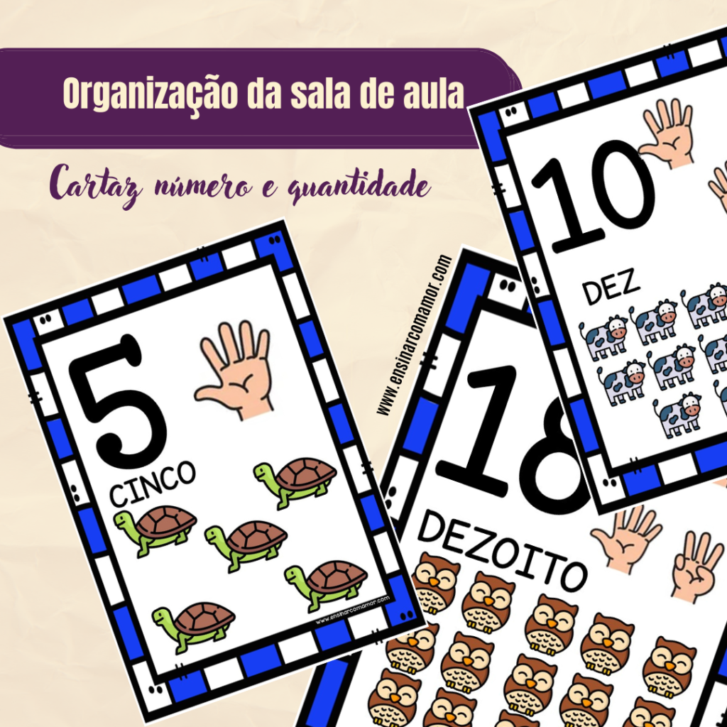 Incentivando o Reconhecimento de Padrões com Cartazes Numéricos - inspiração 1