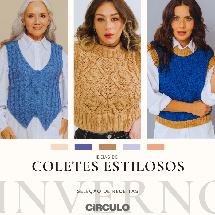 Cores e Texturas: Explorando Novas Combinações com o Colete - inspiração 2