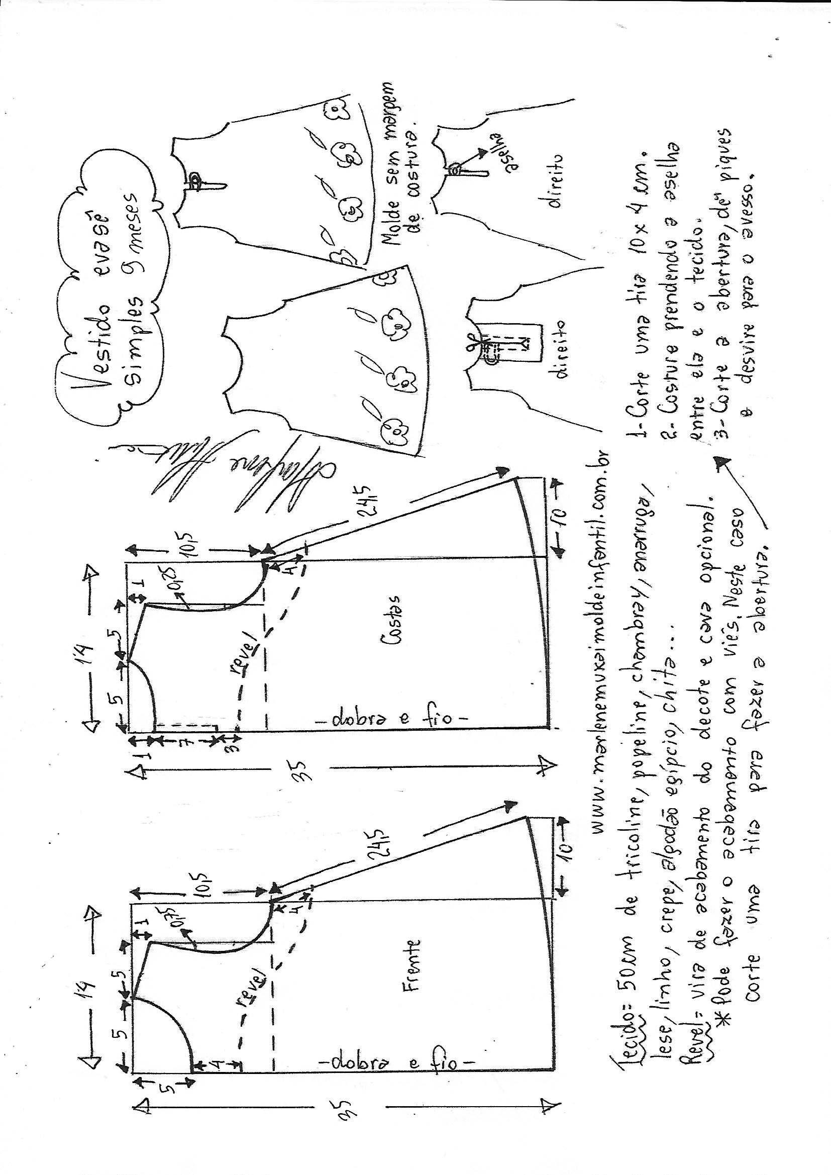 Montando o Corpo do Vestido: Costuras Essenciais - inspiração 2