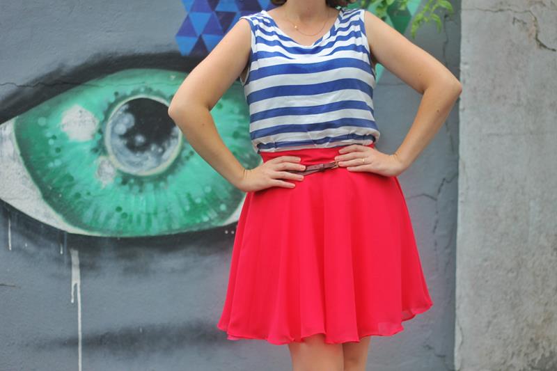 Unindo as Partes Principais: A Montagem Estratégica da Saia - inspiração 2