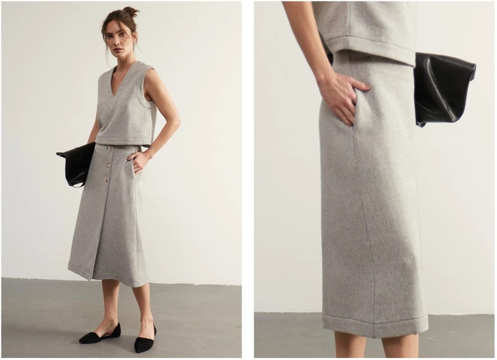 Saias Evasê: Movimento e Elegância com Conforto - inspiração 1