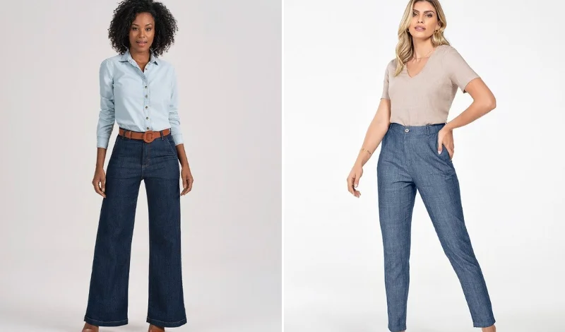 Jeans Push-Up: Destaque Natural e Contornos Delicados - inspiração 1