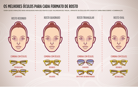 Armações Meia-Lua e Ponto de Luz: Sofisticação Discreta - inspiração 2