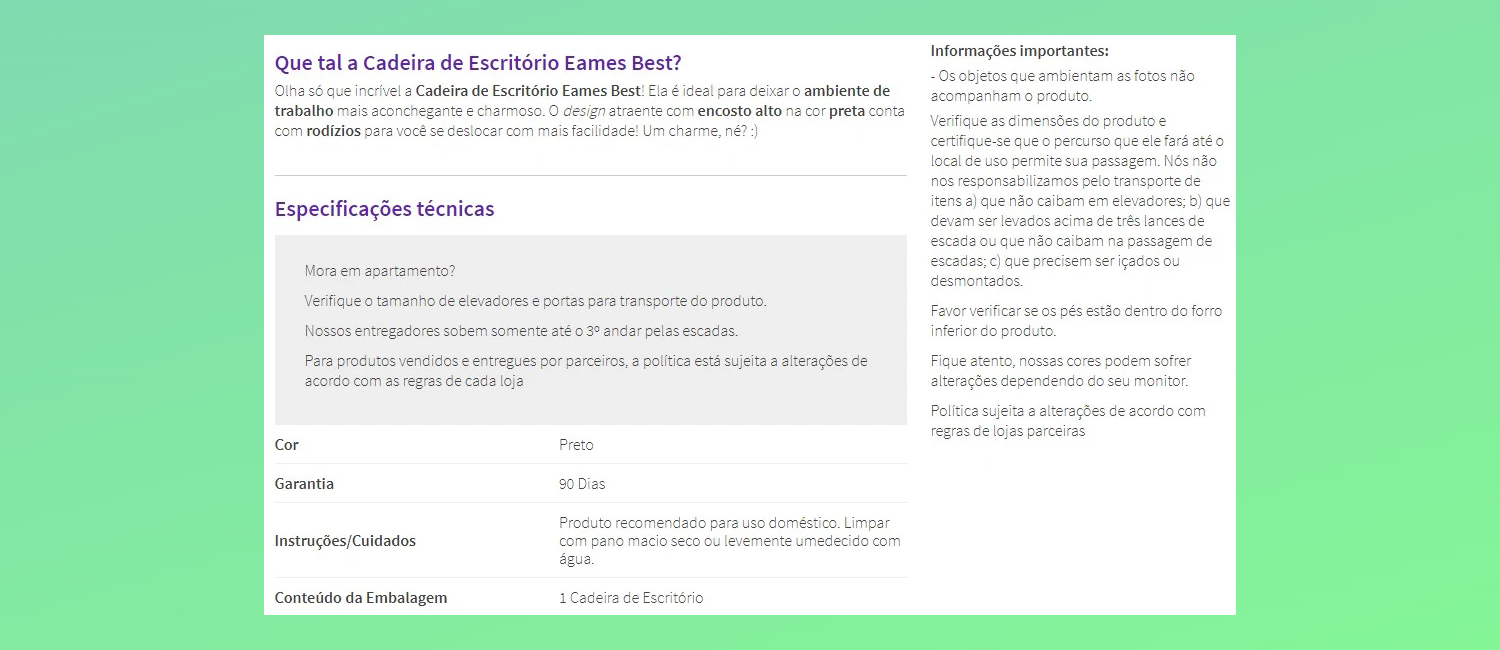 Destaque os Benefícios, Não Apenas as Características - inspiração 1