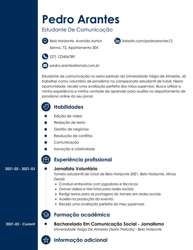 Comece Pelo Básico: Dados Pessoais Essenciais - inspiração 2