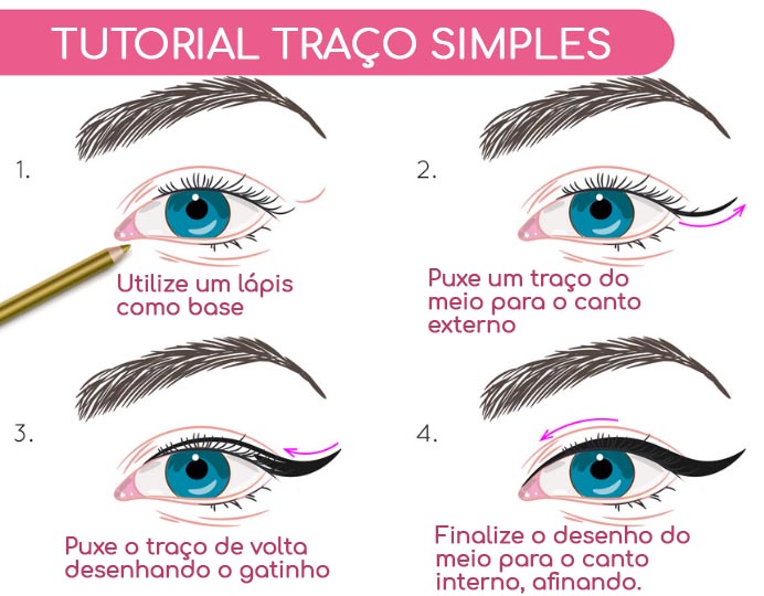 Delineado para Cada Formato de Olho: As Vantagens - inspiração 2