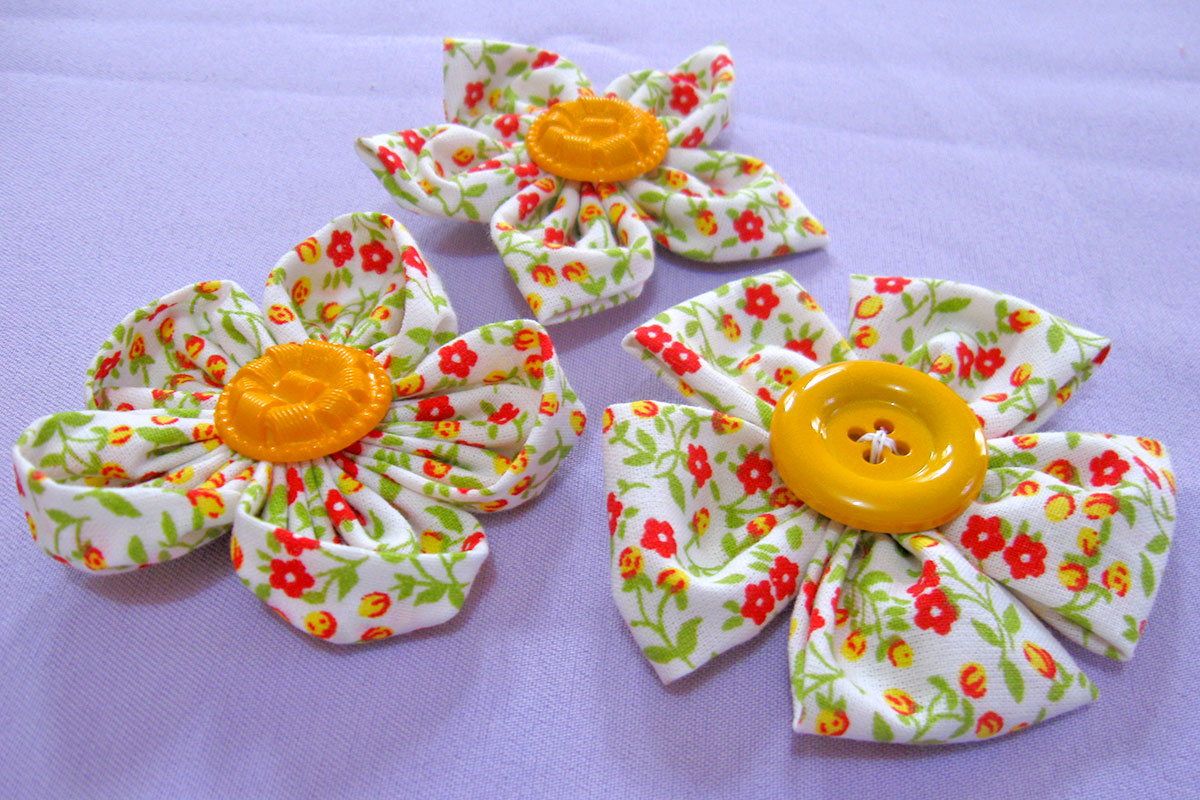 O Ponto Secreto: Fechando a Bolinha de Fuxico - inspiração 1