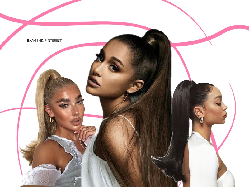 Penteados Complementares: Acompanhando o Rabo de Cavalo - inspiração 1