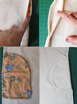 Marcando o Local Exato do Bolso - inspiração 2