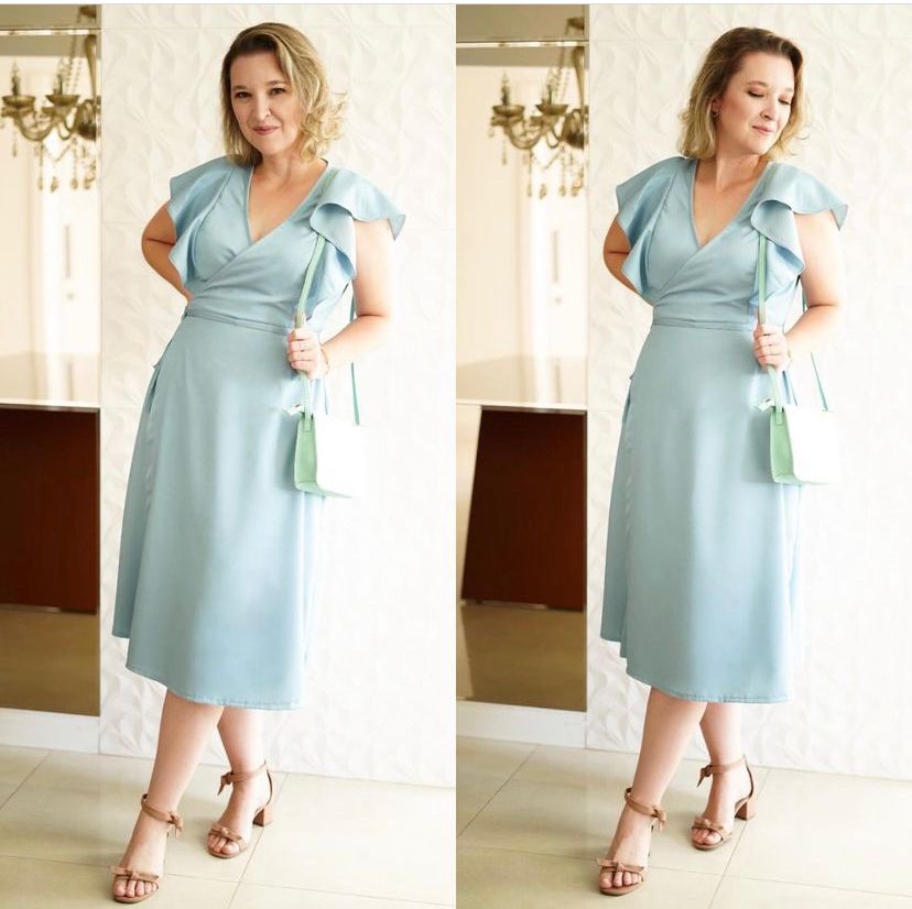 Adaptando o Molde para o Estilo Transpassado - inspiração 1