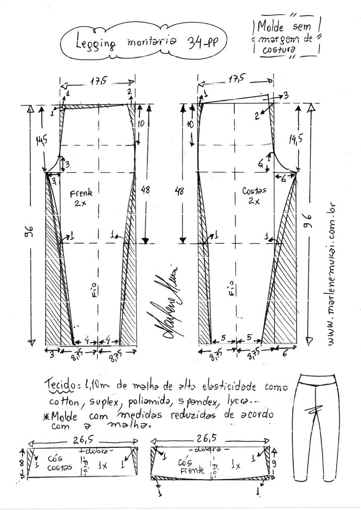 Modelagem da Calça Legging: Moldando ao Corpo Sem Apertar Demais - inspiração 1